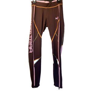 Kari Traa‎ LOUISE Tights Womens MED Ankle Zip Pocket  Running Workout 27”